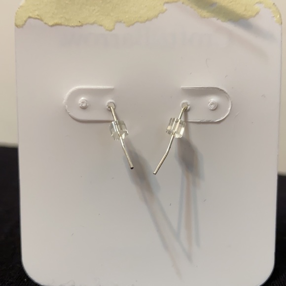 {Croft & Barrow} Black Square Drop Earrings - Nickel Free, New with Tags - Picture 6 of 6